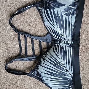PINK Victoria's Secret Sports Bra front close